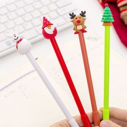 Christmas Gel Pens for School Office Santa Elk Snowman Gel Pens for Kids Gift School Supplies