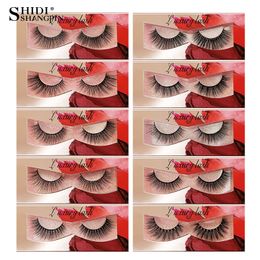 SHIDISHANGPIN 3d mink hair false eyelashes natural long fake eyelashes extension sexy makeup beauty cruelty free