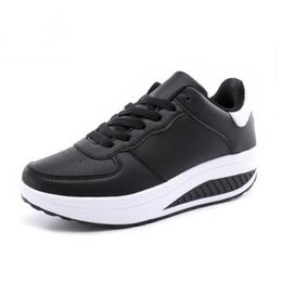 Hot Sale-Fitness Shoes Women's Sport for Women Swing Wedges platform zapatos mujer canvas trainers feminino Toning