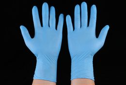 rubber cleaning gloves powder free nitrile latex gloves disposable antiskid exam convenient dispenser nitrile glove 1lot100piece vt0294