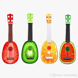 4121 Cartoon Mini guitarra fruto especialmente Kerry em 237 crianças podem tocar um instrumento instrumento brinquedos criativos