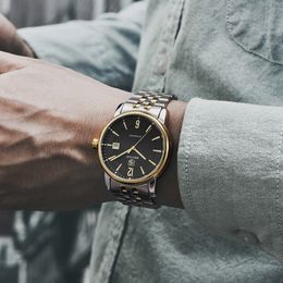 BENYAR Fashion Top Luxury Brand Leather Watch Set Automatic Men Wristwatch Men Mechanical Steel Watches Relogio Masculino304x