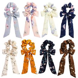 Fashion Bohemia Print Flower Knot Women Headband Turban Elastic Hairband Girls Headwear Lady Elegant Hair Accessories Head Wrap