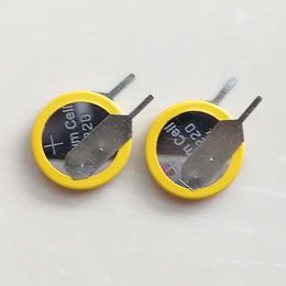 Pins CR1220 3V lithium button cell battery Coin cell for PCB CR1220-VC Vertical mount Trough hole type