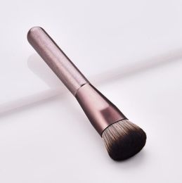 Pro Champagne Makeup tools & accessories wood handle soft nylon hair make-up brushes for Eye shadow loose powder cosmetics DHL Free