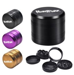 Aviation Aluminium Smoke Grinder with 63mm Diameter and Four Layers High-grade Smoke Grinder Gift Box