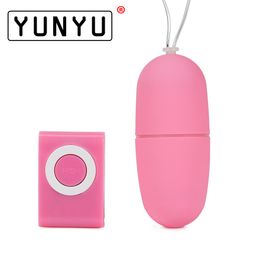 Hot Portable Wireless Waterproof MP3 Style Vibrators Remote Control Women Vibrating Egg Body Massager Sex Toys Adult Products C18122601