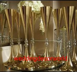 White & Silver Wedding Flower vase Bling Table Centrepiece Sparkling Wedding Decoration Banquet Road Lead decor342