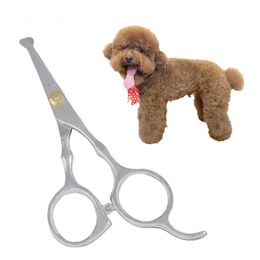 Pet Dogs Hair Scissors Safety Rounded Tips Grooming Thinning Shears Sharp Edge Animal Hairdressing Cutting Tesoura Tools