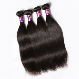 2017 new arrival hot selling wholesale price Brazilian Peruvian silky straight 4 Bundles/ lot Virgin Remy Hair free shipping