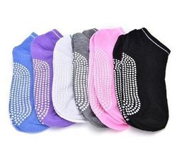 Non Slip Yoga Socks Women Massage Ankle Pilates Fitness Colorful Toe Durable Printed Gym Sport Dance Grip Exercise socks KK807