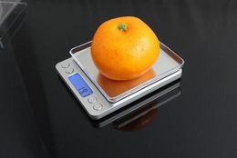 Hot Sale 3000g/0.1g Digital Food Kitchen Pocket Scale, Portable Multifunction Scale Gramme with LCD Display Stainless Steel Platform