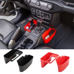 Auto Gear Shift Storage Box ABS Induction Box For Jeep Wrangler JL 2018+ Auto Interior Accessories