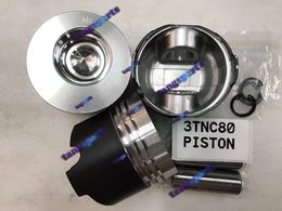 3TNC80 piston & Pin & Clips & Rings for YANMAR engine fit forklift diesel excavator engine overhaul repair parts