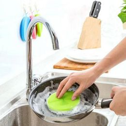 Magic Cleaning Brushes Silicone Dish Washing Brush Food Grade Scrubber Multipurpose Kitchen Cleaning Sponges fast shipping