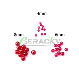 4mm 6mm 8mm Ruby Terp Pearls Dab Beads Smoking Accessories For Beveled Edge Quartz Banger Nails Glass Bongs Oil Dab Rigs Water Pipes