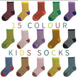 Children's Ankle Sock Baby Boys and Girls Korea Spring Summer Cartoon Stripes Cotton Socks Infant Toddler Baby Kids Cheap Sock 1-12Y CYP657