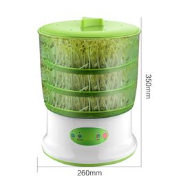 Free Shipping Bean Sprouts Maker Upgrade Large Capacity Thermostat Bean Sprout Machine Household Intelligent Automatic Sprout Machine