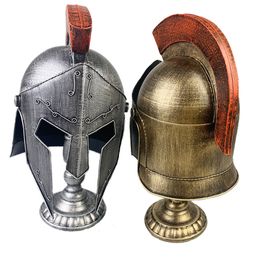 Creative Roman Samurai Helmet Model Toys, Hand Made Warrior Armor, Home Furnishings, Ornament, Halloween Costumes and Props, Christmas Gift