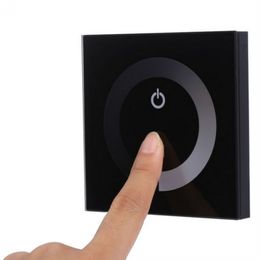 DIY Home Lighting DC12-24V 4A/CH 3 Channel Touch Panel Dimmer Wall Dimmable Switch LED Dimmer For Single Colour Led Strip