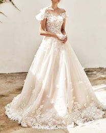 A Line Sweetheart Beach Plus Size Wedding Dresses Off Shoulder With Flowers 2019 White Zuhair Murad Dresses Bridal Gowns African Sweetheart