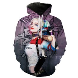 Birds Of Prey Hoodies Männer Frauen 3D-Druck Sweatshirts Mode Harajuku Pullover Coole Kapuzen Streetwear Mantel Jacke