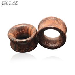 6mm-30mm orgánica madera oreja tapón túnel forma cónica Camilla Silla De Madera carne Bambú