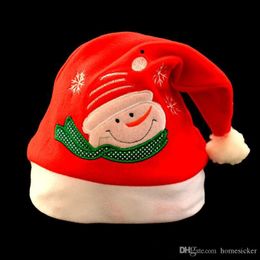 Arrival Christmas Decorations Santa Gifts Hats For Adults And Kids Merry Christmas Party Gifts Three Patterns Santa Snowman Moose