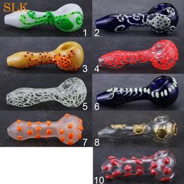 Glass Bottle Pipe Water Pipes Glow in The Dark bubbler Smoking Pipes Dab Rigs Multi-Function filtration Pipe Detachable with glass bowl