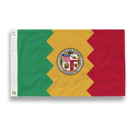 3x5ft 150x90cm Los angeles Flag Banner High Quality Digital Printed Polyester Advertising Outdoor Indoor ,Free Shipping