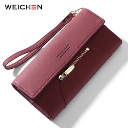 Forever Young Wristlet Clutch Wallet Women Many Departments Female Zipper Designer Ladies Purse Handbag Cell Phone Pocket 220421
