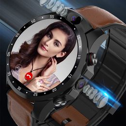 4G netcom smart watch 3+32GB HD dual camera heart rate monitor 1.6inch IPS big screen support GPS Android 7.1 5MP Smartwatch