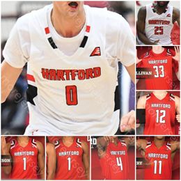 Custom Hartford Basketball Jersey NCAA College - Show Your Team Spirit with Marks Flowers Ellison Carter Mitchell Baker and Stafl