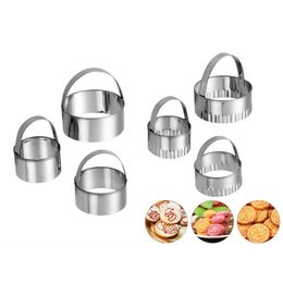 Round Shape Cake Biscuit Baking Mould DIY Cake Decorating Tools Cake Kitchen Baking Mould Set yq01503