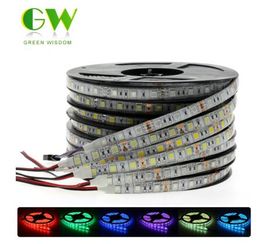 LED Strip Lights 5050 DC12V Flexible LED Light Tape Waterproof/No Waterproof 60 LEDs/m 5M 300 LEDs Warm White RGB