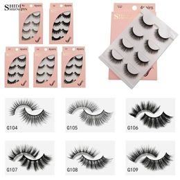 3D Mink Eyelashes Mink Lashes Handmade False Eyelashes Natural Long Wispy 3d Lashes Fake Eyelashes Makeup Tool Maquiagem