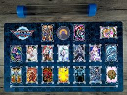 YuGiOh Popular Characters Rule 4 Card Link Zones Playmat TCG Mat Free Best Tube