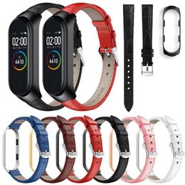 Sport Mi Band 4/3 Strap wrist strap for Xiaomi miband 3/4 sport Leather Bracelet for xiaomi Mi band 4 band4 smart watch