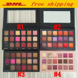 New Beauty Eye Makeup palette 18 Colours Eyeshadow Palette matte shimmer Rose eye shadow paletes 4 styles DHL free shipping