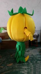 2020 High quality hot Vegetable pumpkin cartoon dolls mascot costumes props costumes Halloween free shipping