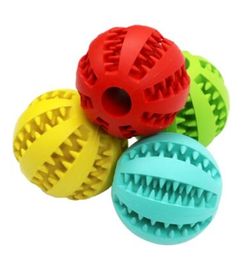 Pet Dog Toy Rubber Ball Toy Funning Light Green ABS Pet Toys Ball Dog Chew Toys Tooth Cleaning Balls of Food 4.8cm