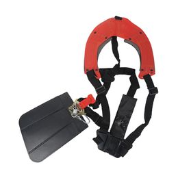 Double Padded Grass Trimmer Quick Release Shoulder Straps SuitsMade of high-quality plastic and cloth material, durable to use.