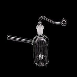 Pyrex Oil Burner Clear Glass Great Tube Pipe Nail Bong for Hookahs Water Pipes