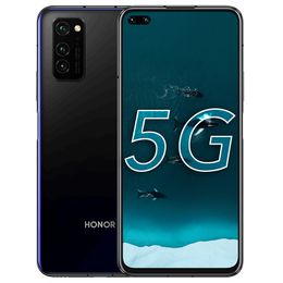 english tv Canada - Original Huawei Honor V30 5G LTE Cell Phone 8GB RAM 128GB ROM Kirin 990 Octa Core Android 6.57" Full Screen 40MP Fingerprint ID Mobile Phone