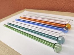 Straws Colorful Drinking Straw Reusable Straw Home Party Bar Accessories 20cm Straight Optional Give away brush