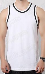 478 Summer sleeveless sports and fitness vests men loose T shirt cotton running vest trend clothing bottom outsidse wear comfortable 50