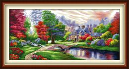 The Ambilight colorful home decor painting ,Handmade Cross Stitch Embroidery Needlework sets counted print on canvas DMC 14CT /11CT