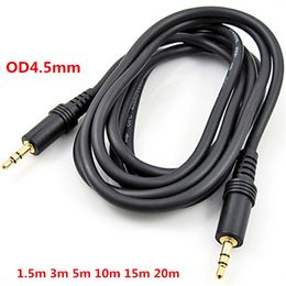 1.5M/3M/5M/10M/15M/20M Male to Male 3.5mm Auxiliary AUX Extension Audio Cable Stereo Aux cord