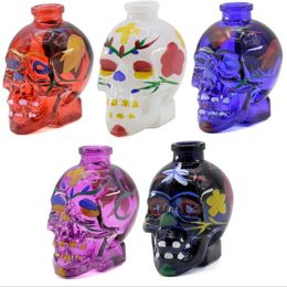 Colored Skull Glass Bottle, Pipe Belt Accessories