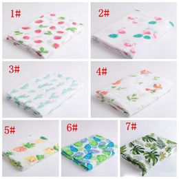 120*120cm Baby Muslin Swaddle Blanket Newborns Gift Baby Blanket Muslin Swaddle Wraps Bamboo fiber Baby Blankets